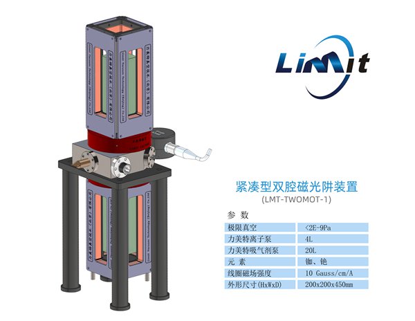 紧凑型双腔磁光阱装置